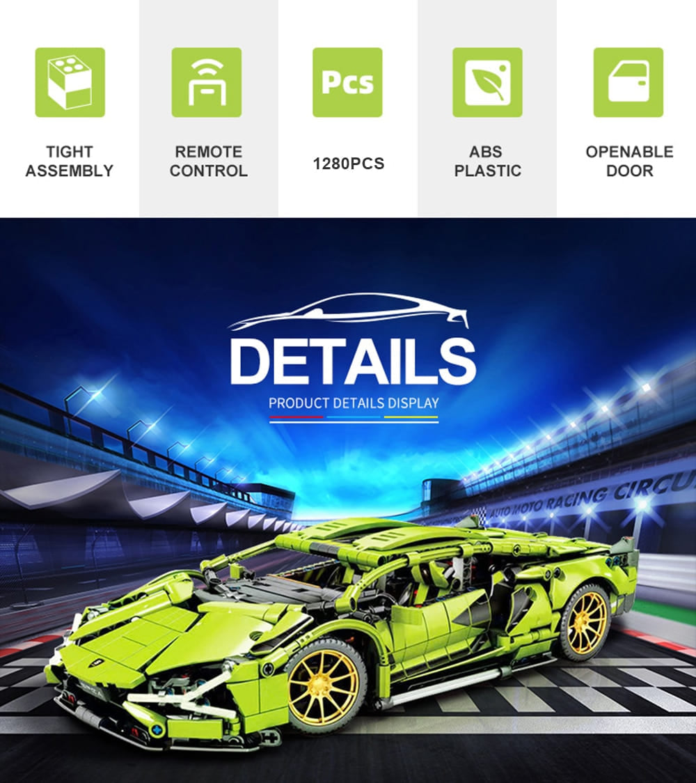 Puzzle 3d voiture lamborghini