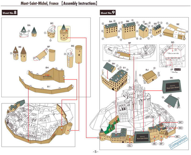 Puzzle 3d mont saint michel