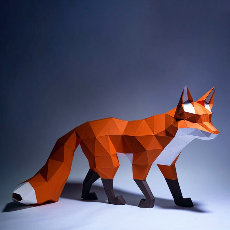 Puzzle 3d renard