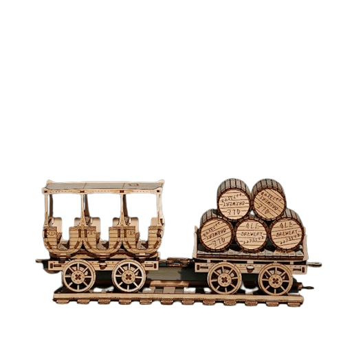 Puzzle 3d véhicule transport vin