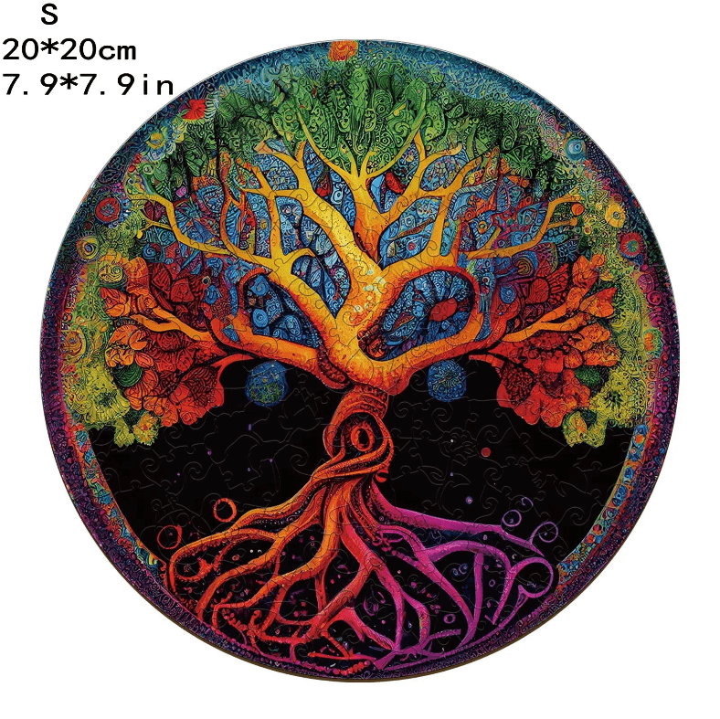 Puzzle bois arbre de vie
