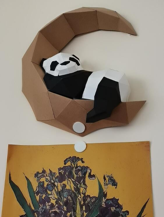 Puzzle 3d panda