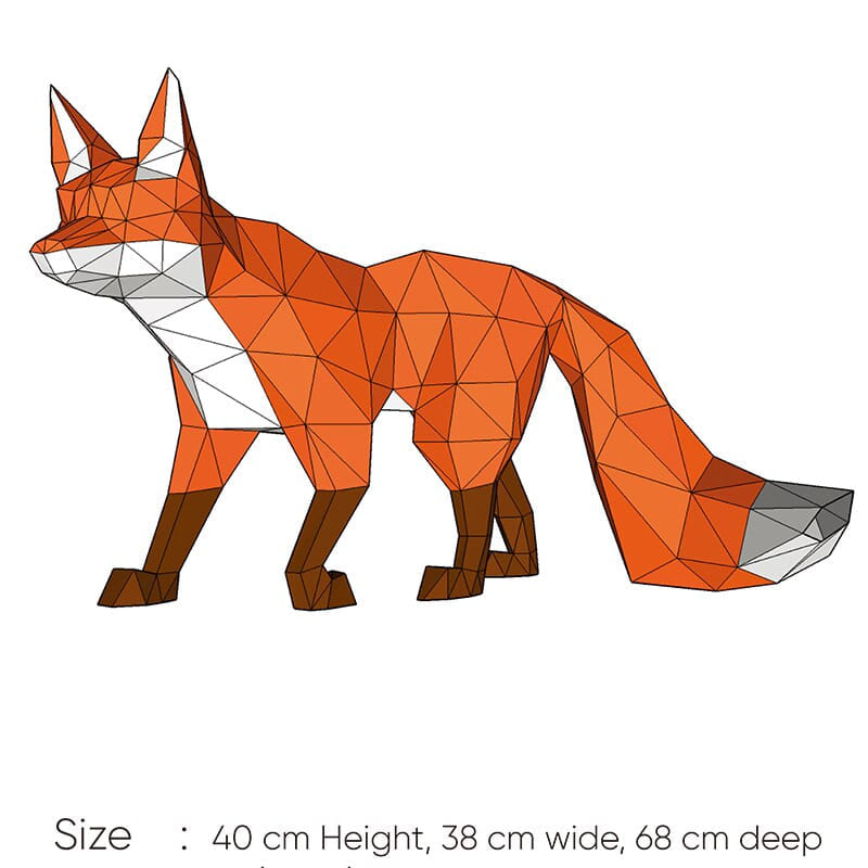 Puzzle 3d renard