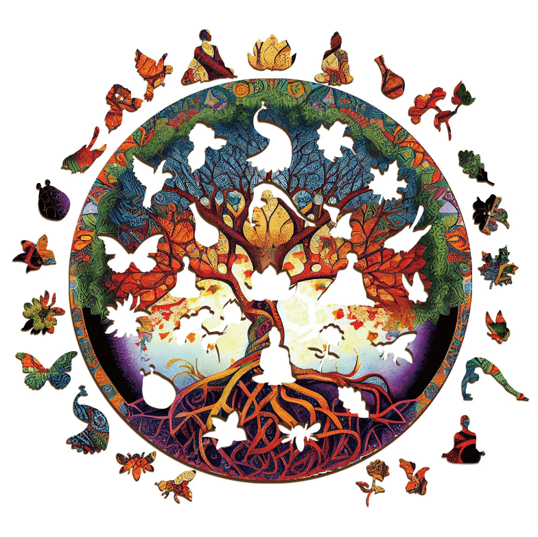 Puzzle bois arbre de vie