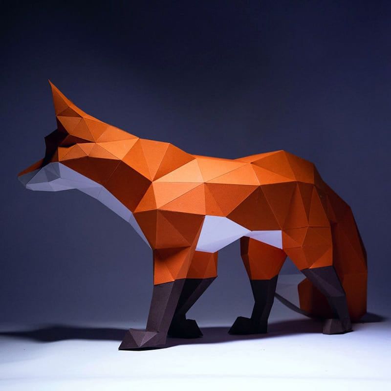 Puzzle 3d renard