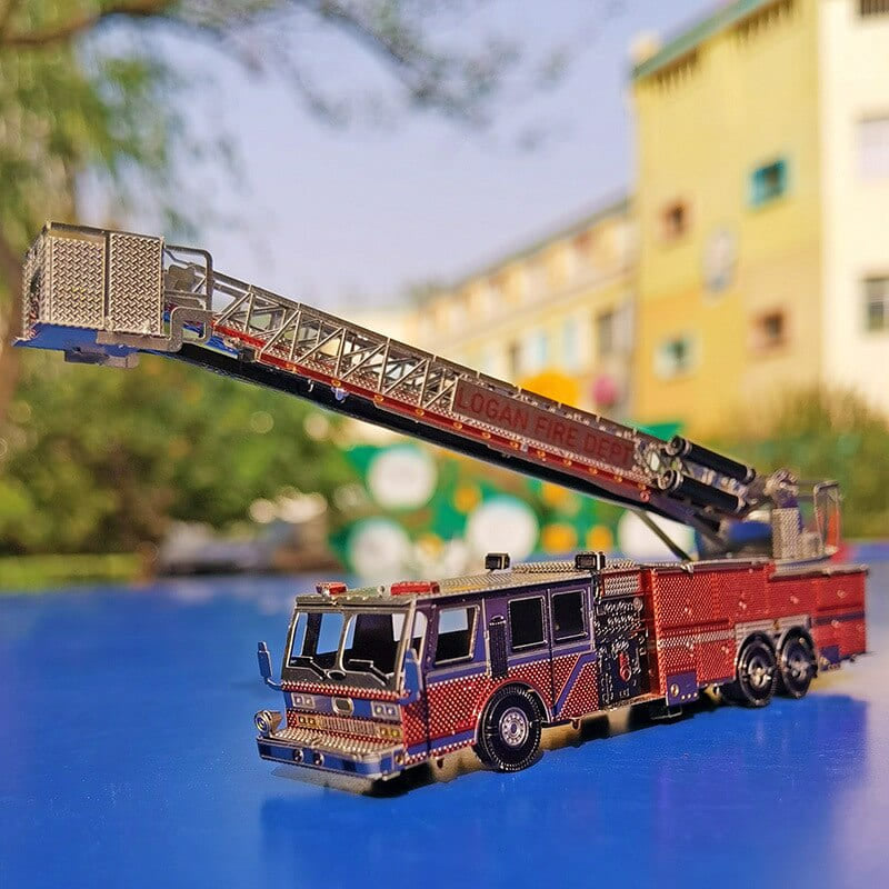 Puzzle camion 3d pompier