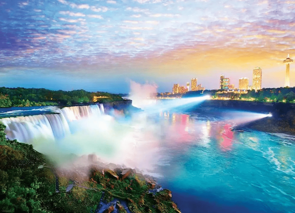 puzzle 1000 pièces paysage cascade