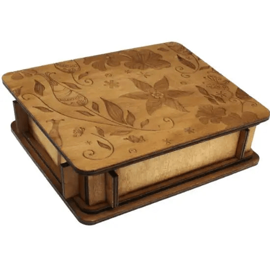 en bois puzzle boite