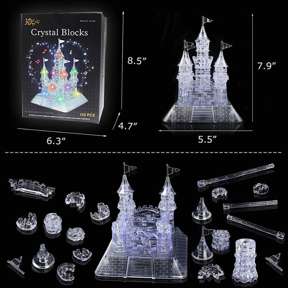 Puzzle 3d crystal chateau