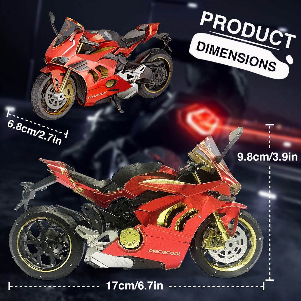 puzzle moto 3d metal