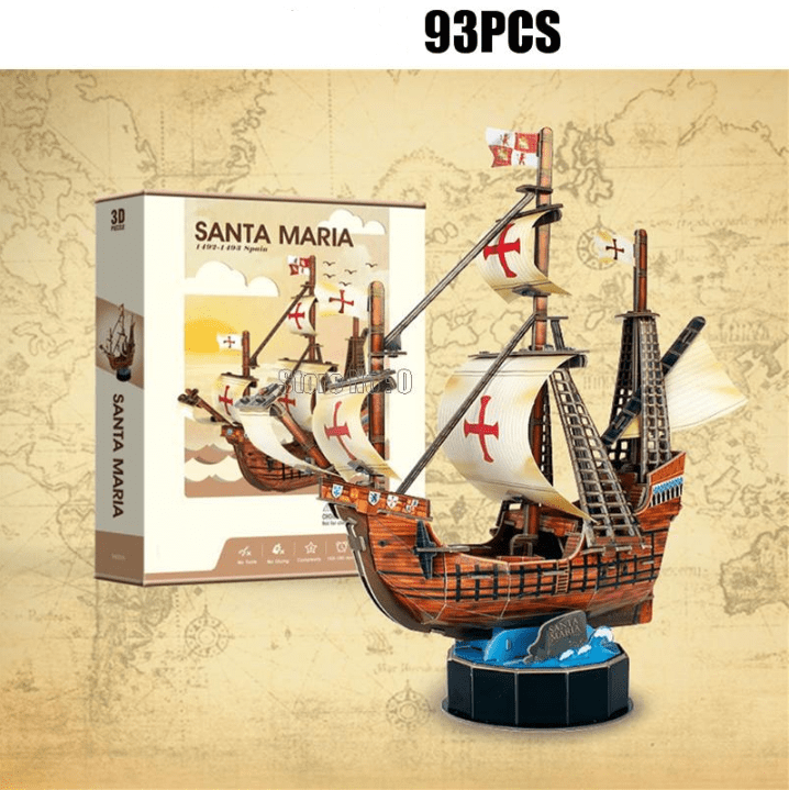 Puzzle 3d pirate