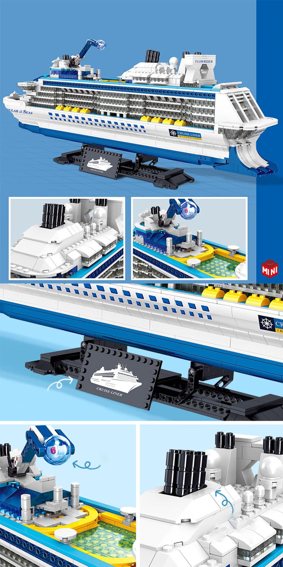 Puzzle bateau de croisière 3d