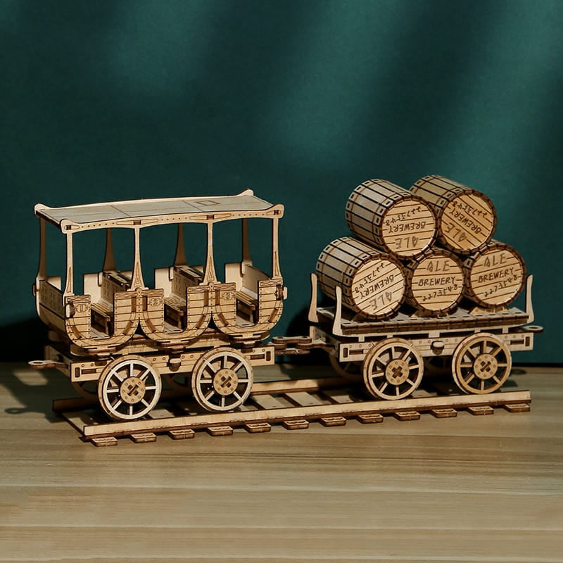 Puzzle 3d véhicule transport vin