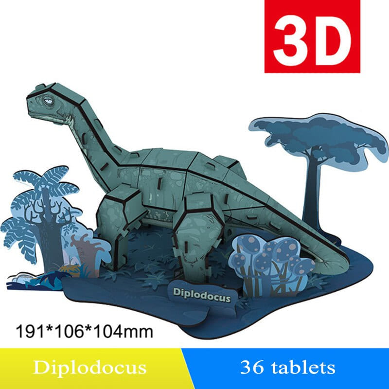 Puzzle 3d dinosaure carton
