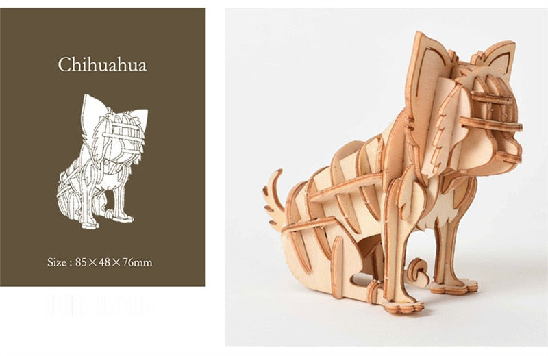 puzzle 3d Chihuahua