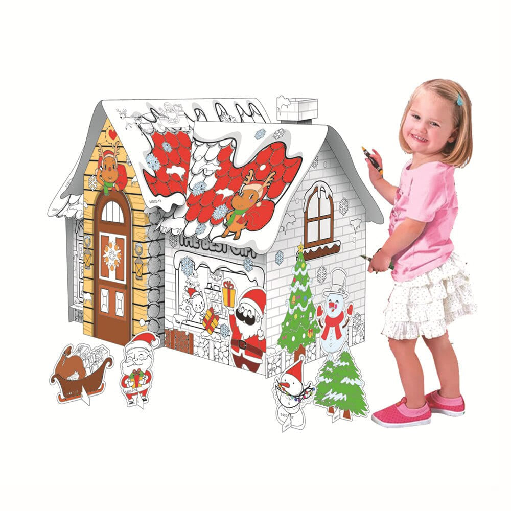 Puzzle 3d maison de noel