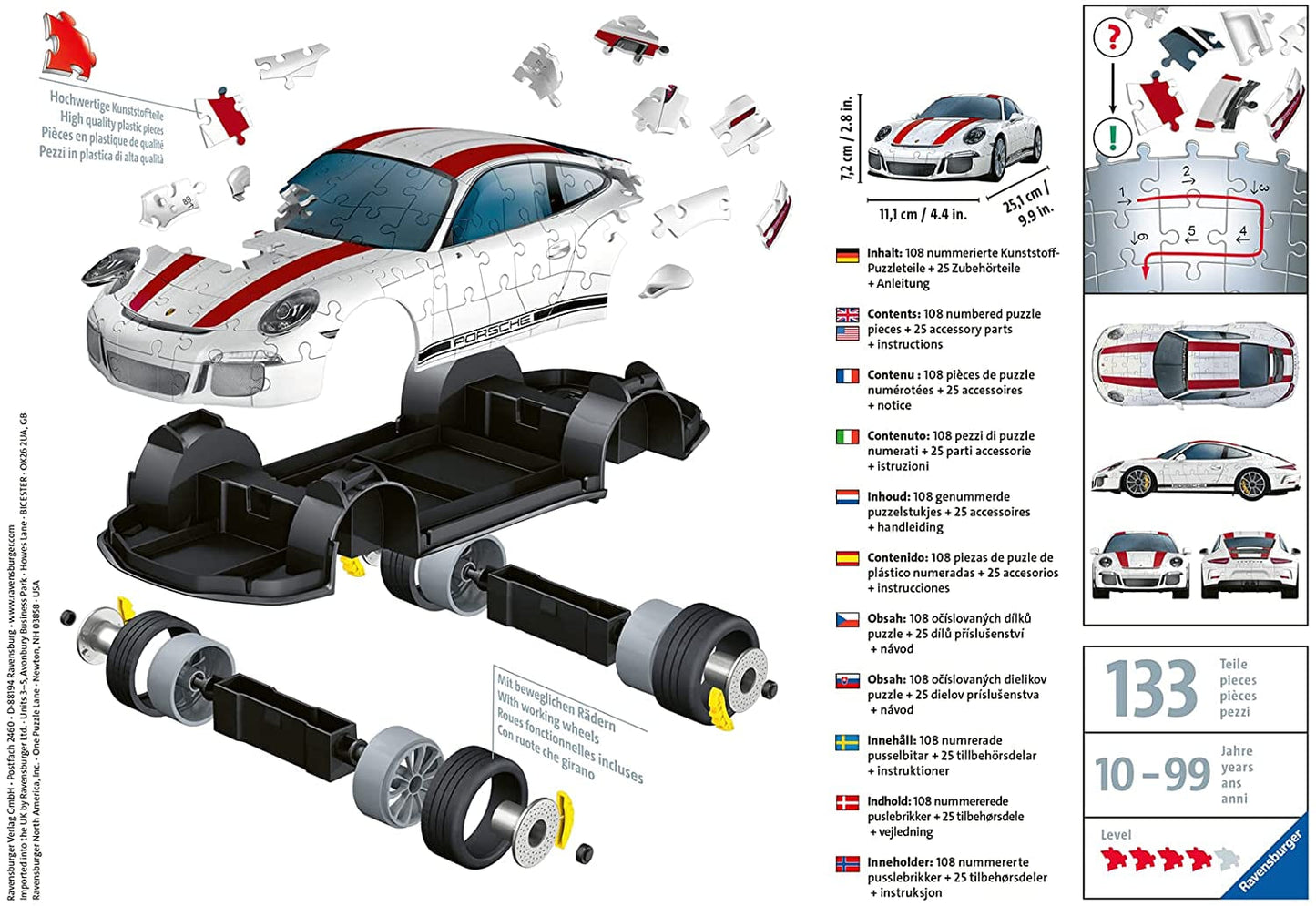 Puzzle 3d porsche
