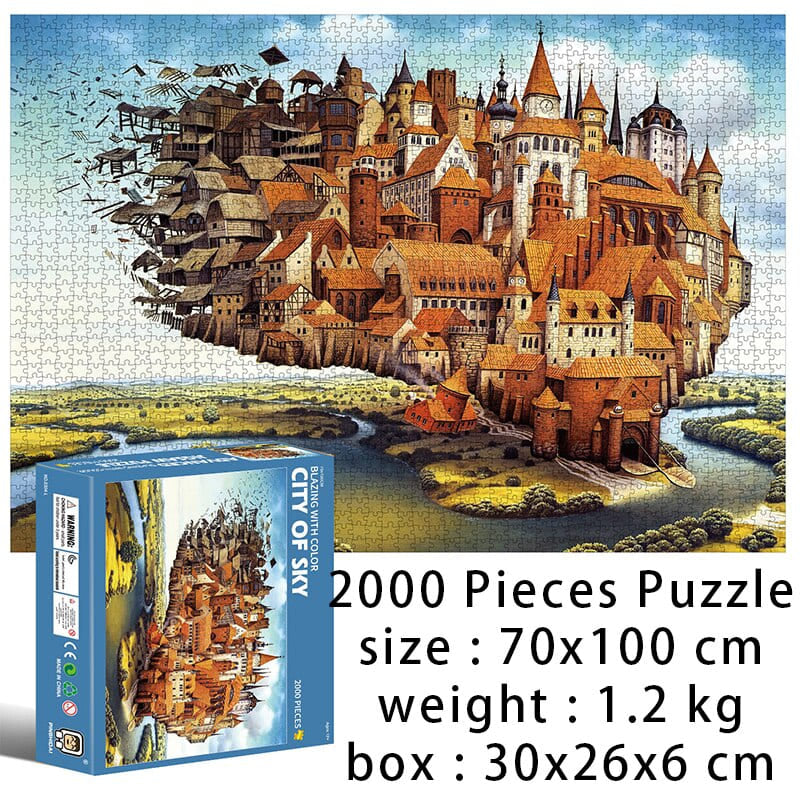 La ville volante puzzle
