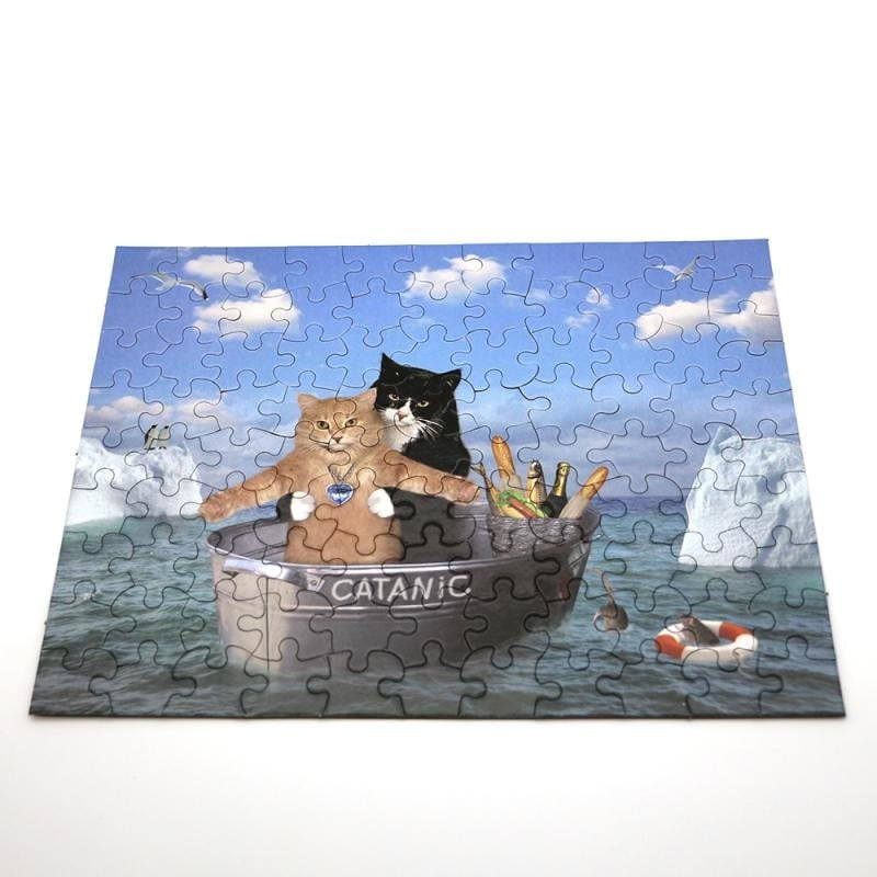 Puzzle chat 100 pièces