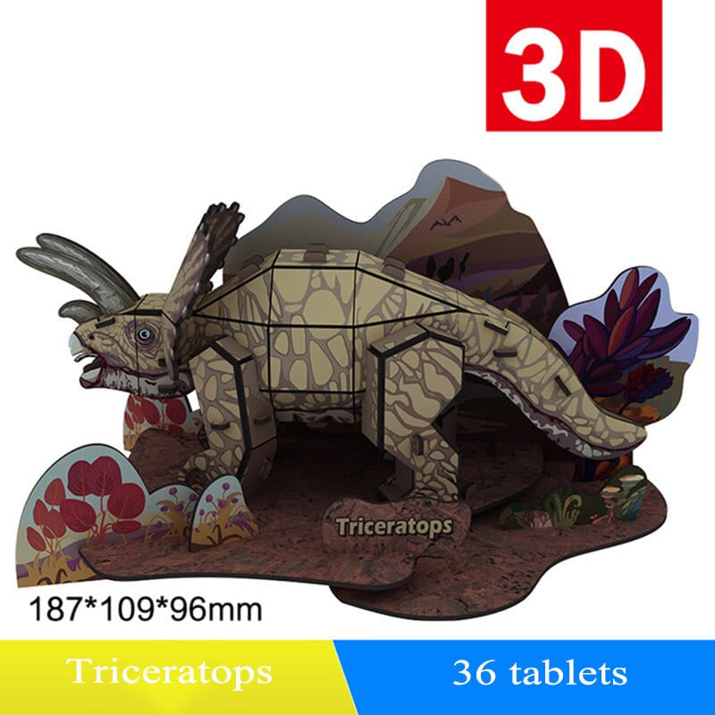 Puzzle 3d dinosaure carton