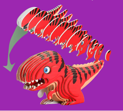 Puzzle tyrannosaure