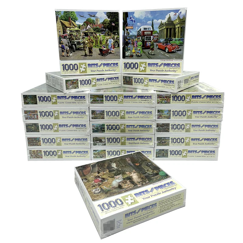 Puzzle femme et loup