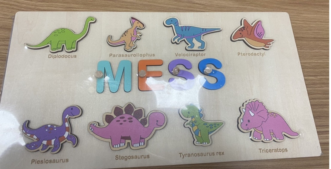 Puzzle lettre en bois prénom