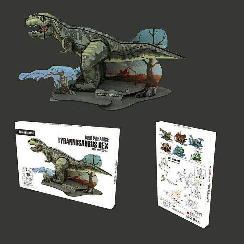 Puzzle 3d dinosaure carton
