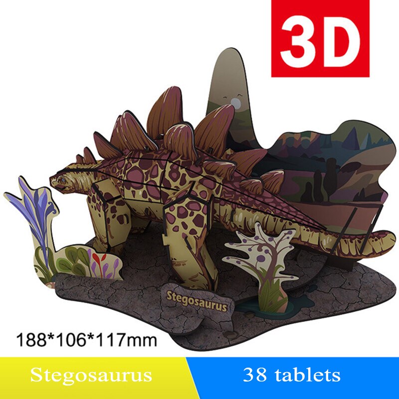 Puzzle 3d dinosaure carton