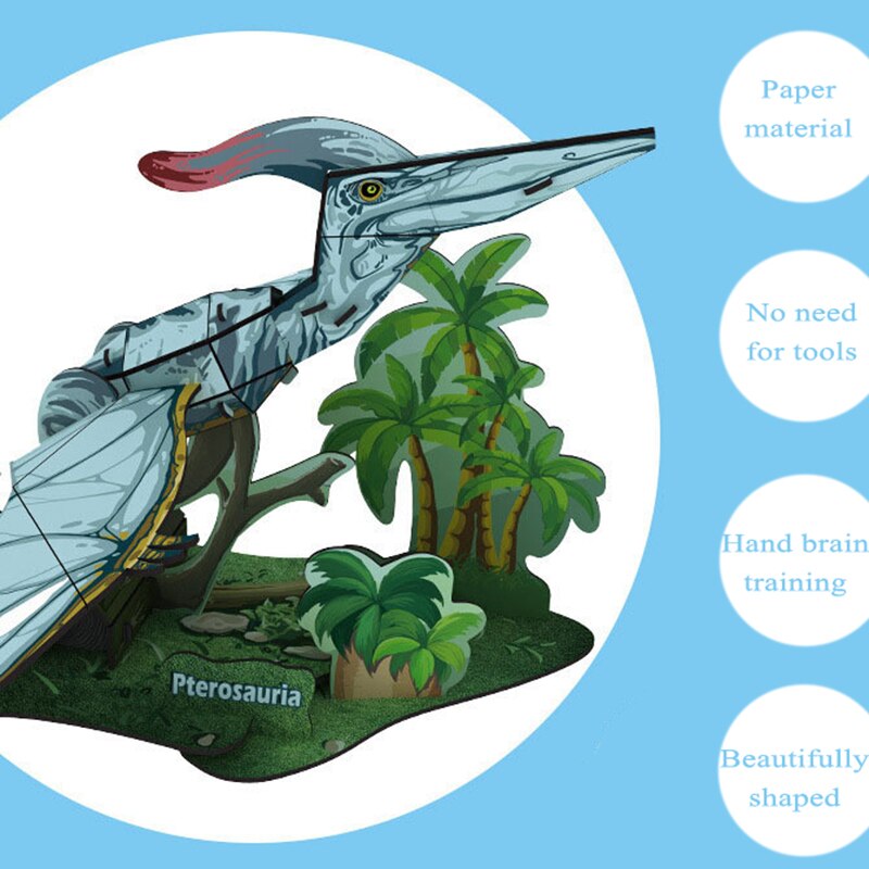 Puzzle 3d dinosaure carton