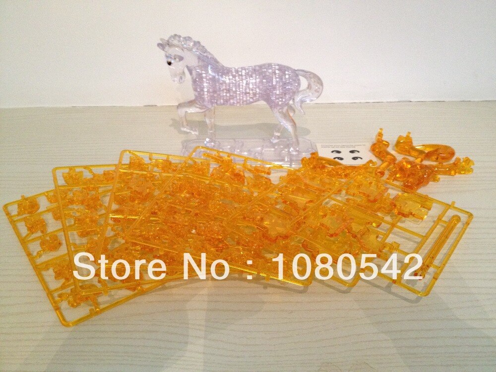 Puzzle 3d crystal cheval
