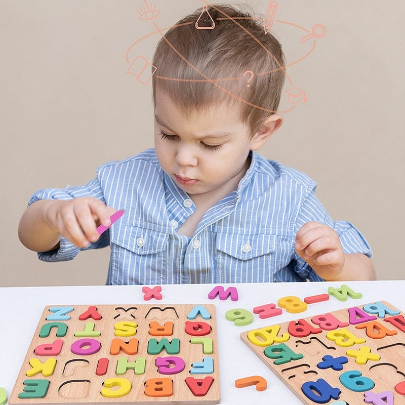 Puzzle en bois alphabet