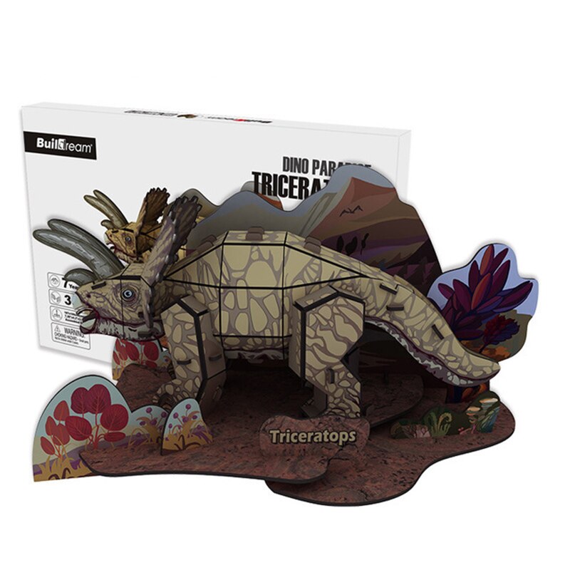 Puzzle 3d dinosaure carton