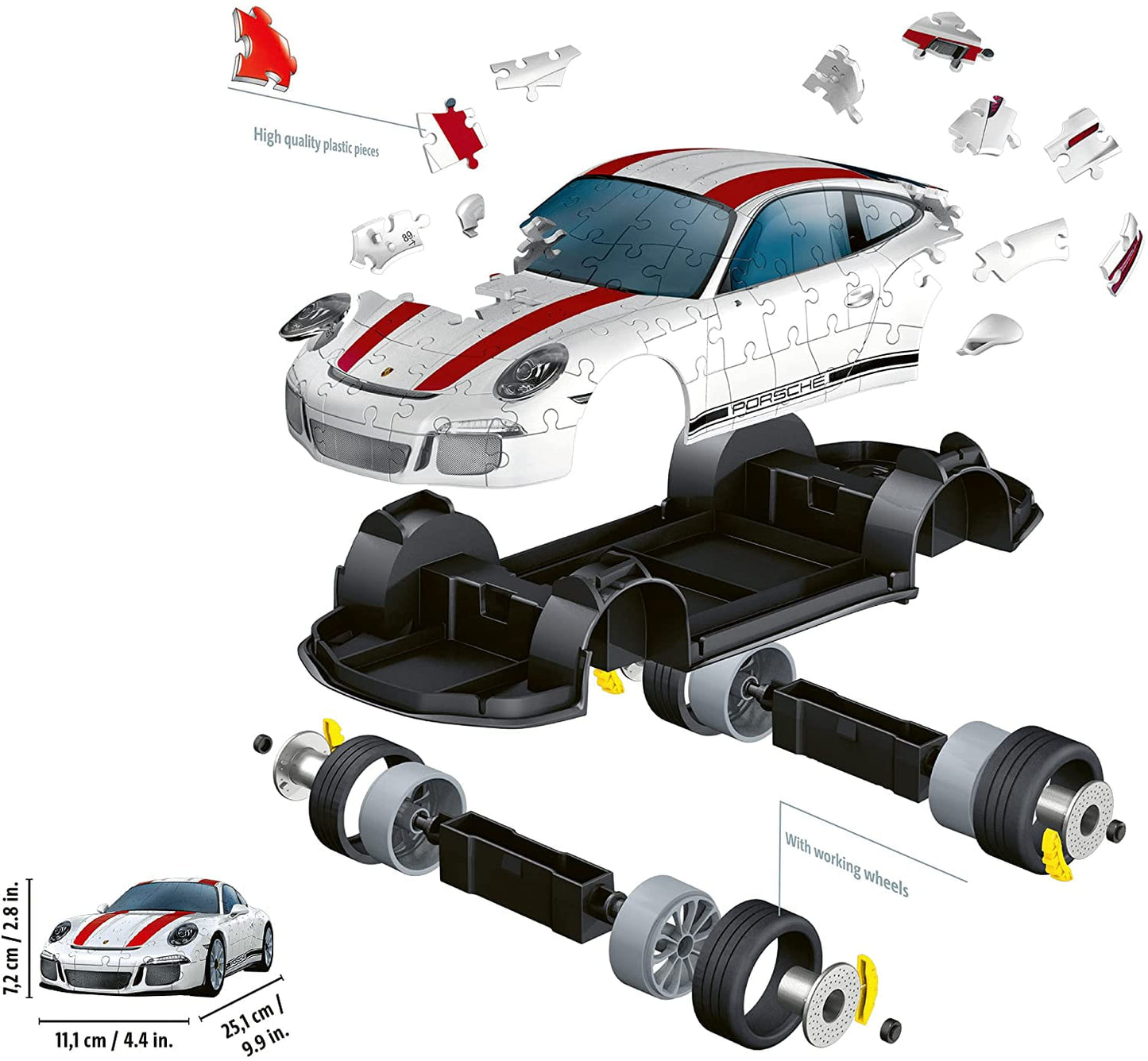 Puzzle 3d porsche