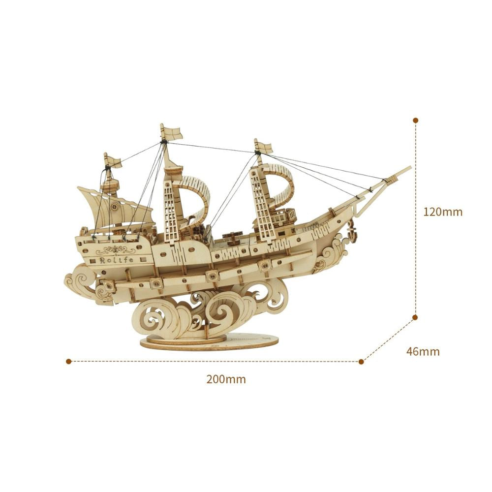 Puzzle en 3D Vintage Ship