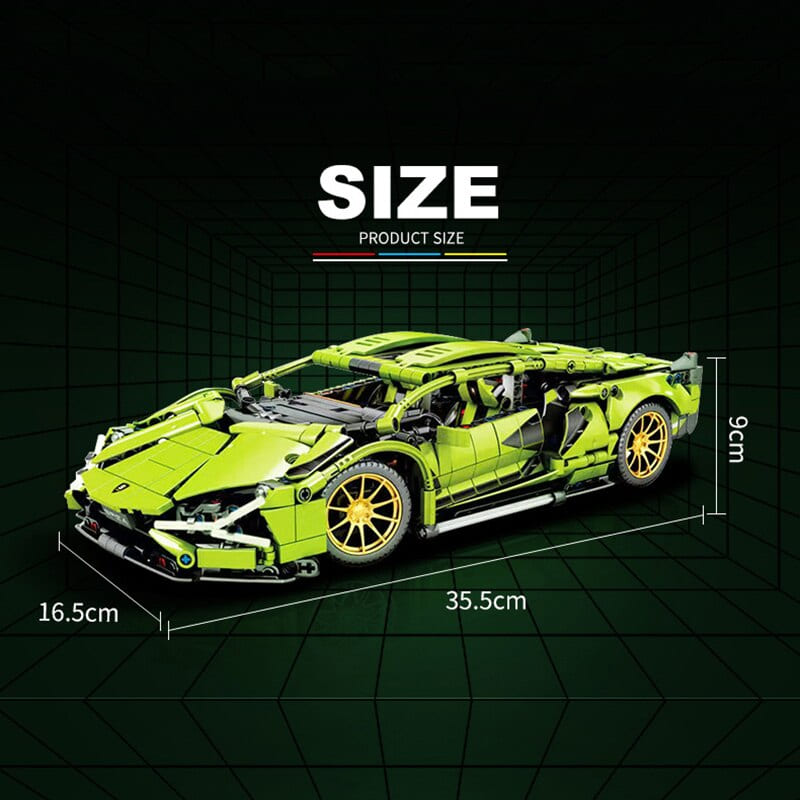 Puzzle 3d voiture lamborghini