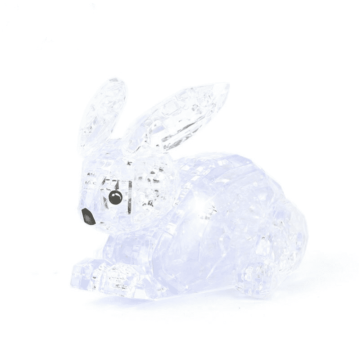Puzzle en trois dimenssion Crystal Lapin blanc