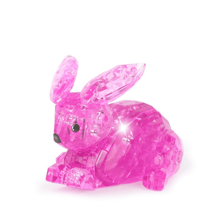 Puzzle en trois dimenssion Crystal Lapin