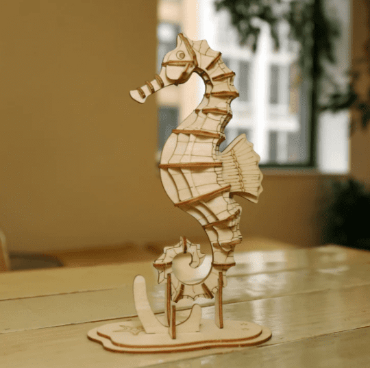 Puzzle 3d d'un hippocampe