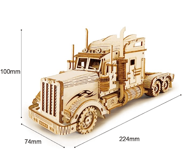 Puzzle Camion Américain en 3d