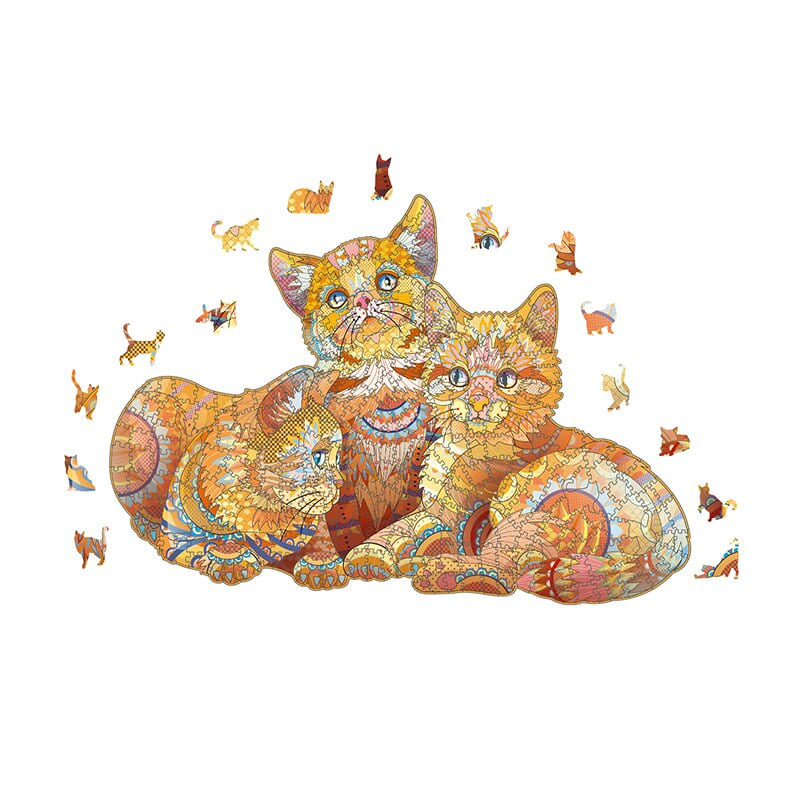 Puzzle avec des chats