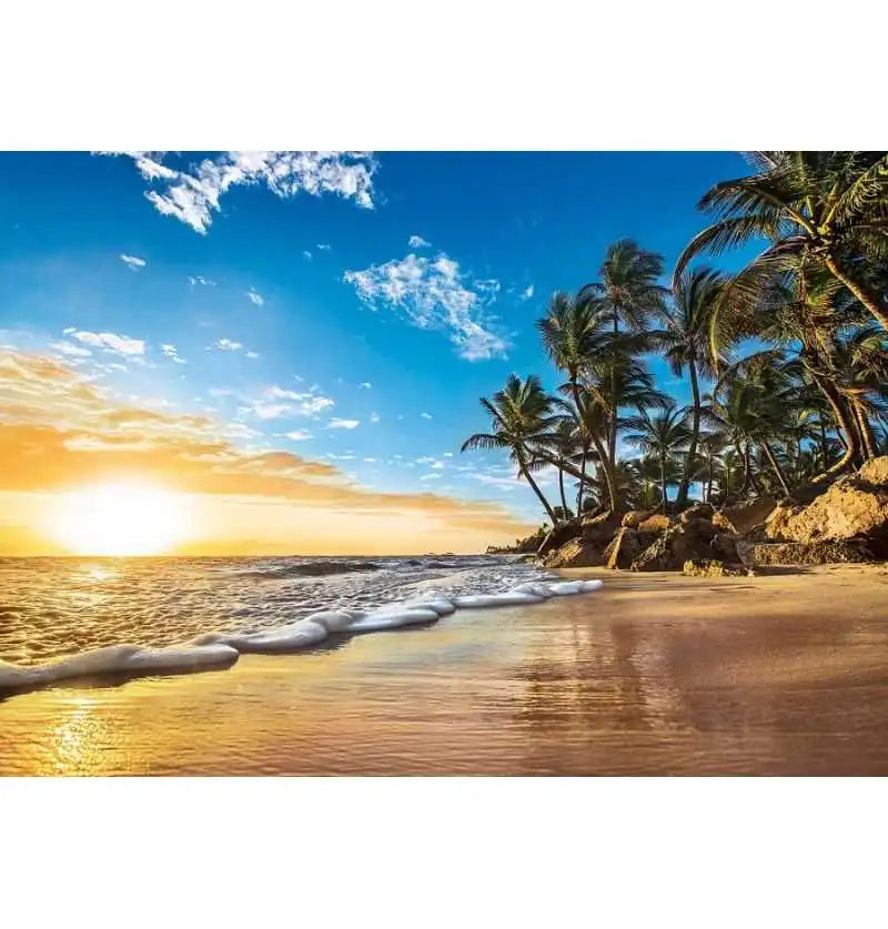 Puzzle coucher de soleil sur la mer