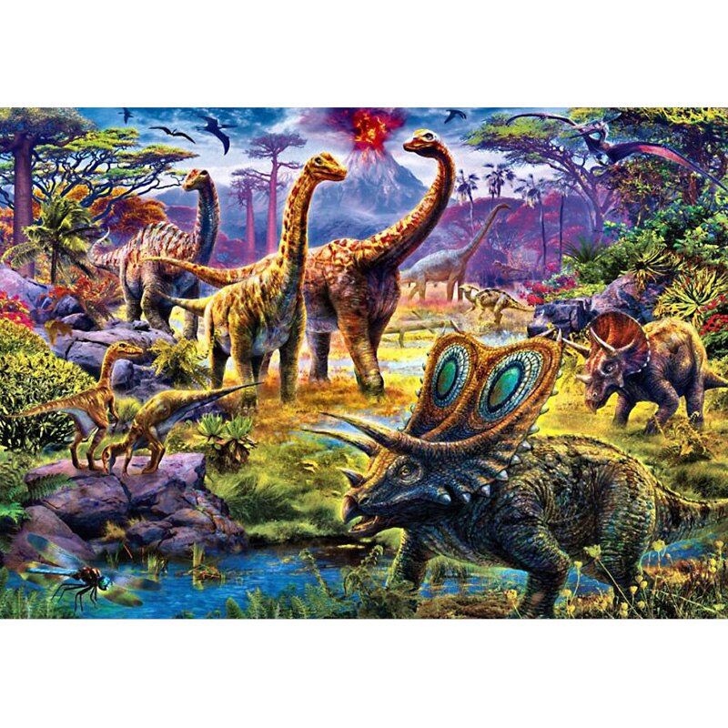 Puzzle dinosaure adulte