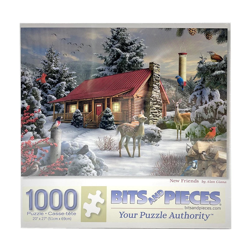 Puzzle paysage neige
