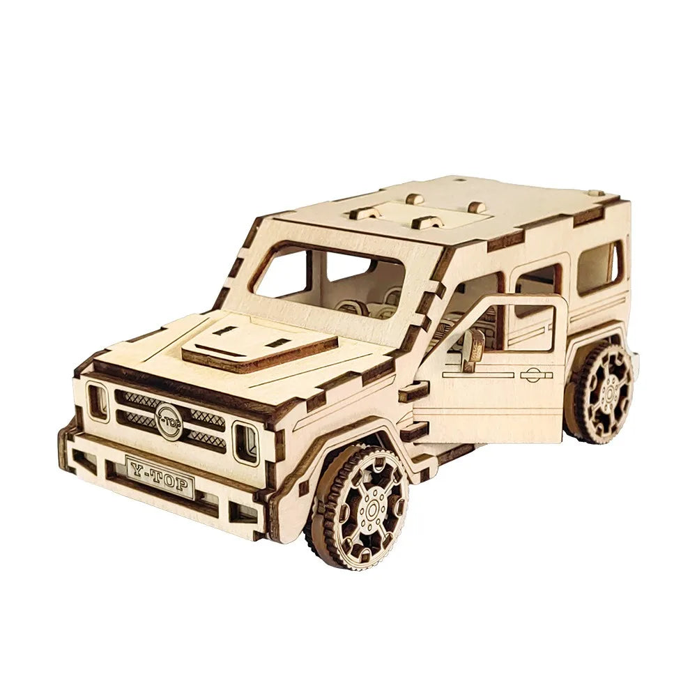 Puzzle en bois voiture