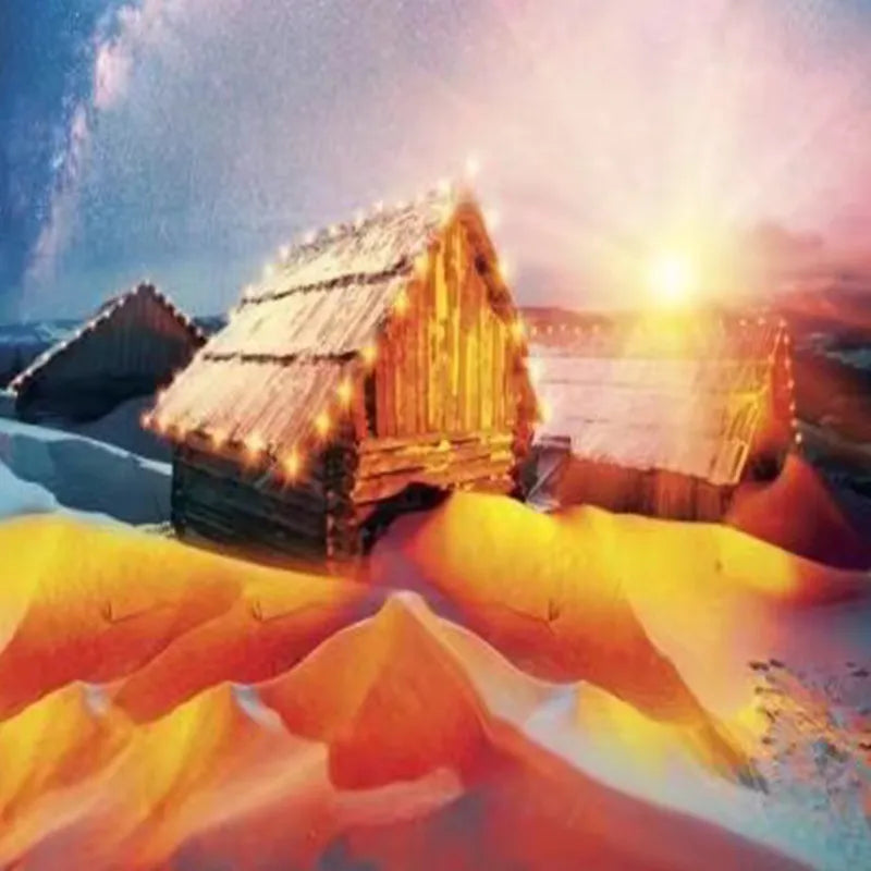 Puzzle paysage coucher de soleil