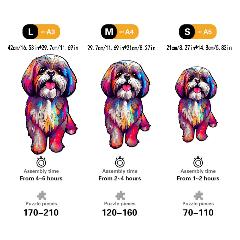 Puzzle shih tzu
