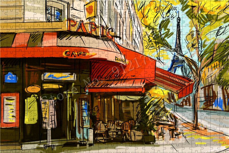 Puzzle 500 pièces paris