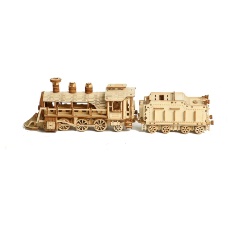 Puzzle en bois train