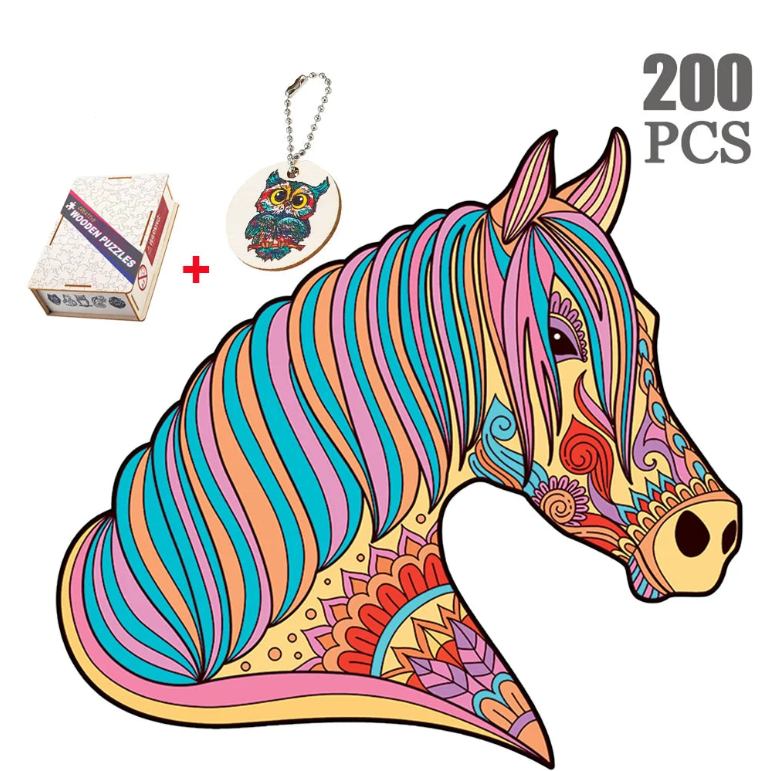 Puzzle cheval 200 pieces